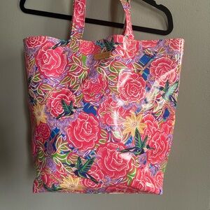 Consuela Floral Tote Bag - Pink, Purple, and Yellow